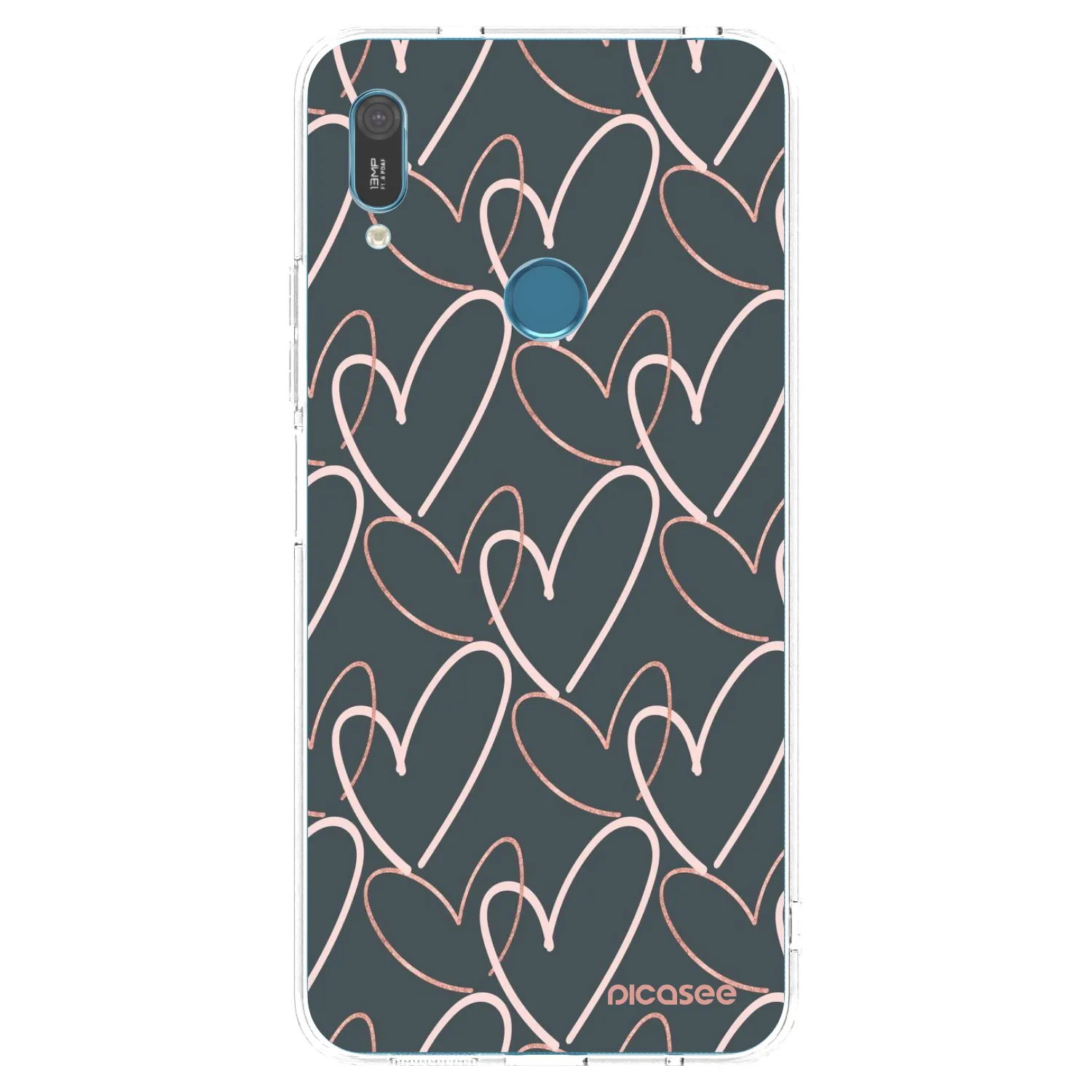 Picasee silikonski prozorni ovitek za Huawei Y6 2019 - Lots of love