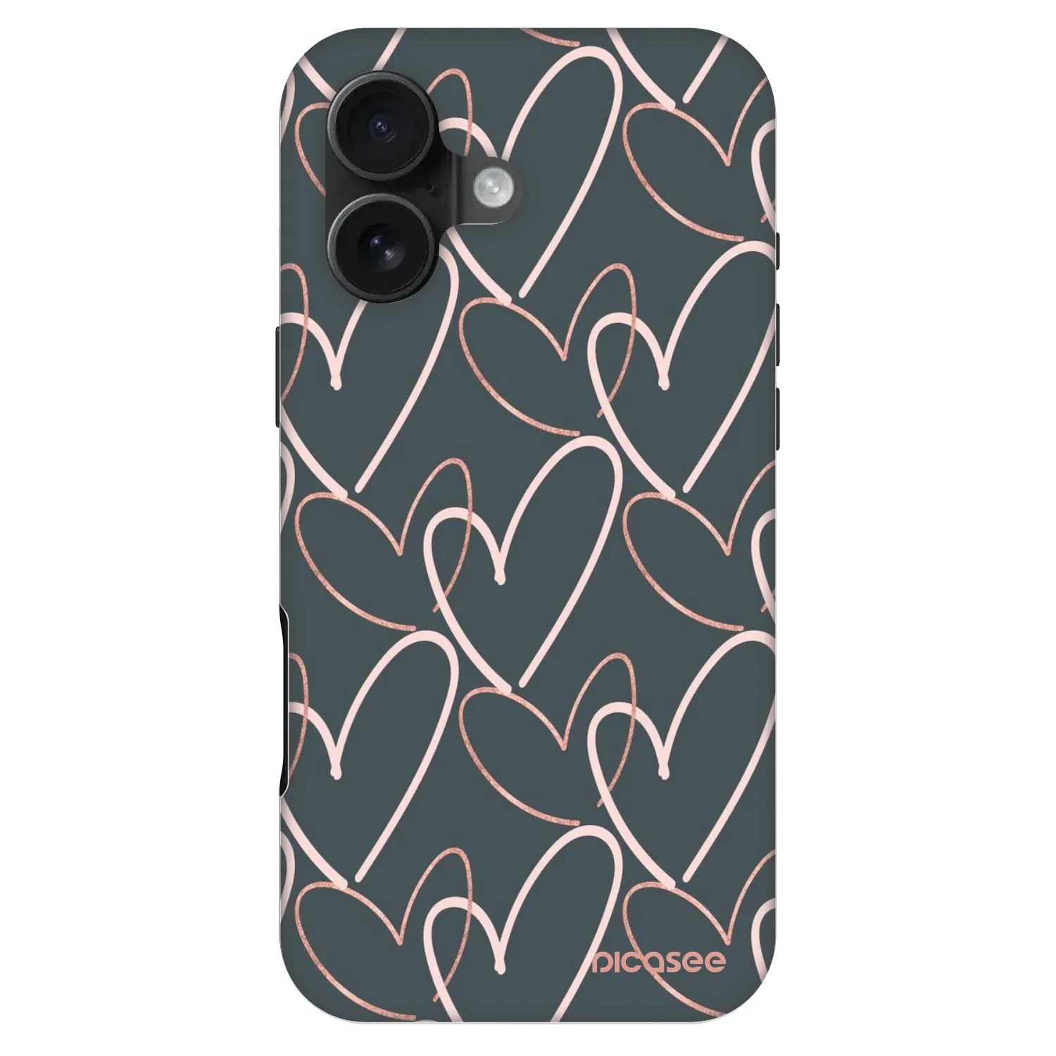 Picasee Fashion Case MagSafe za Apple iPhone 16 - Lots of love