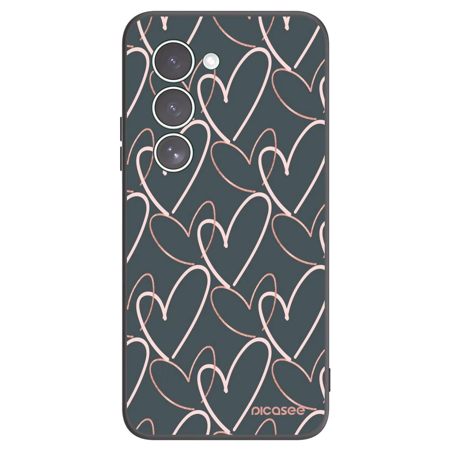 Picasee silikonski črni ovitek za Xiaomi Redmi 15 5G - Lots of love