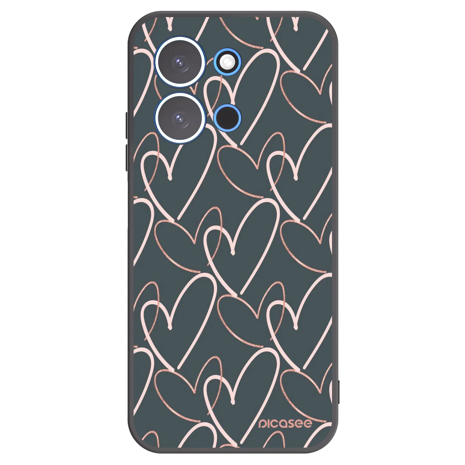 Picasee silikonski črni ovitek za Xiaomi Redmi 15C 4G - Lots of love
