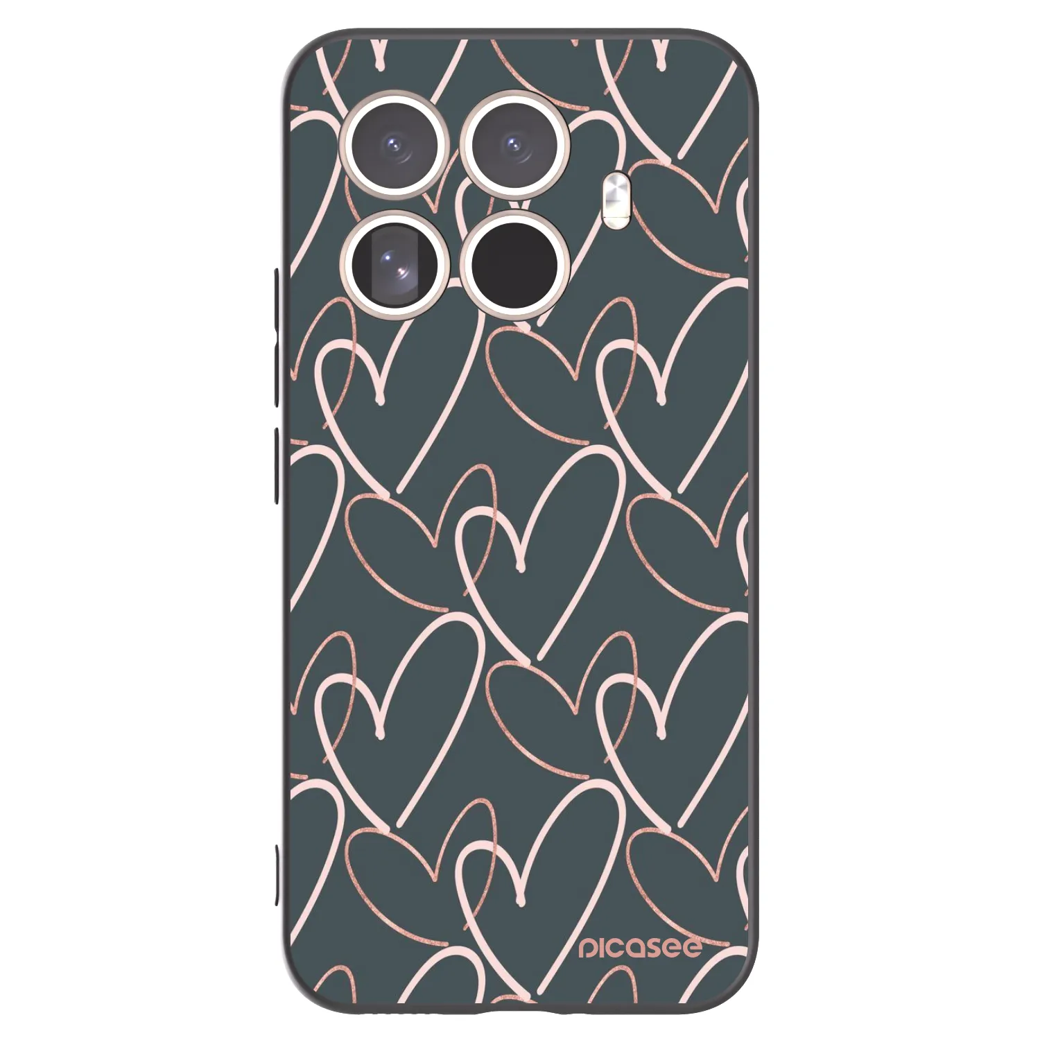 Picasee silikonski črni ovitek za Xiaomi 15T Pro - Lots of love