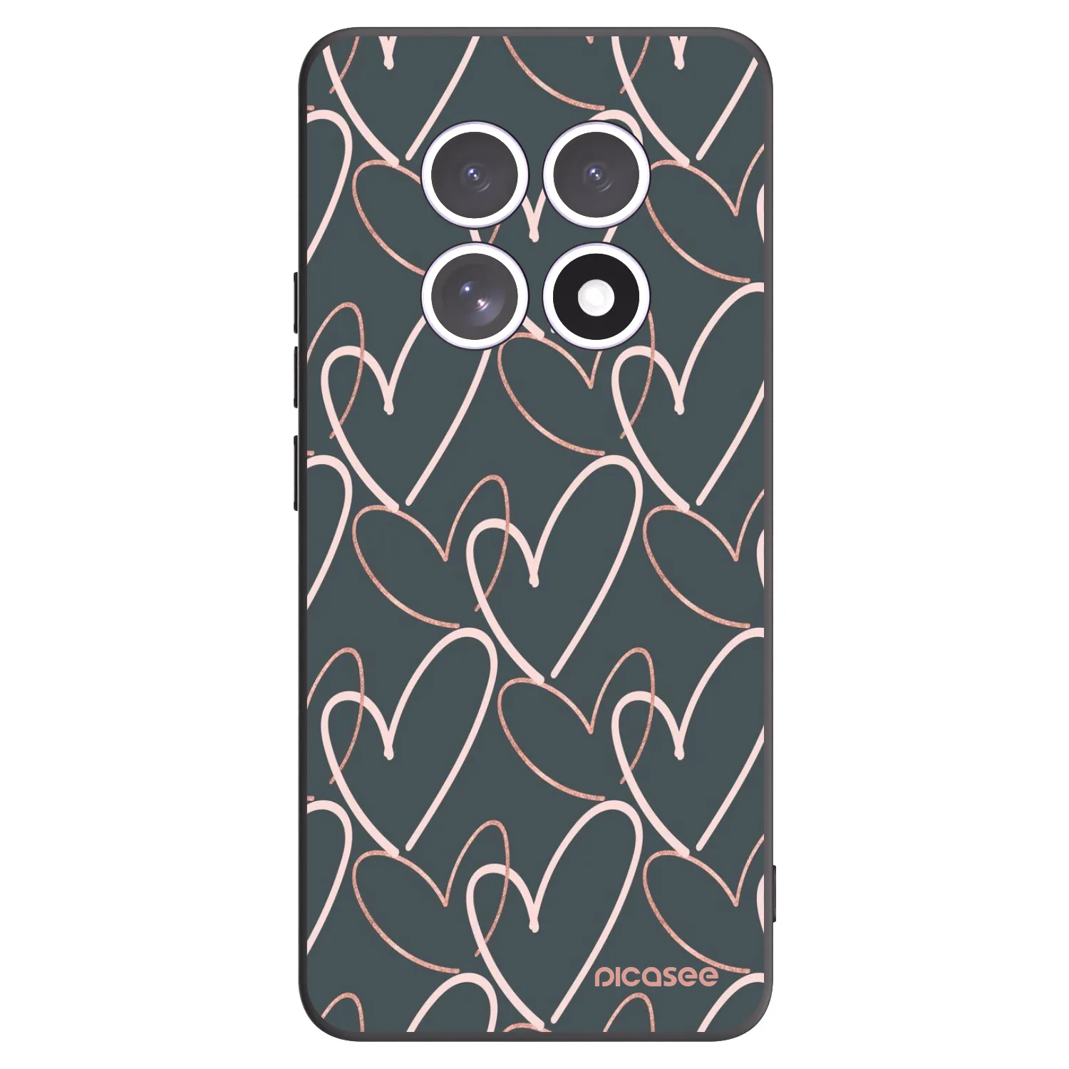Picasee silikonski črni ovitek za Xiaomi Redmi Note 15 - Lots of love