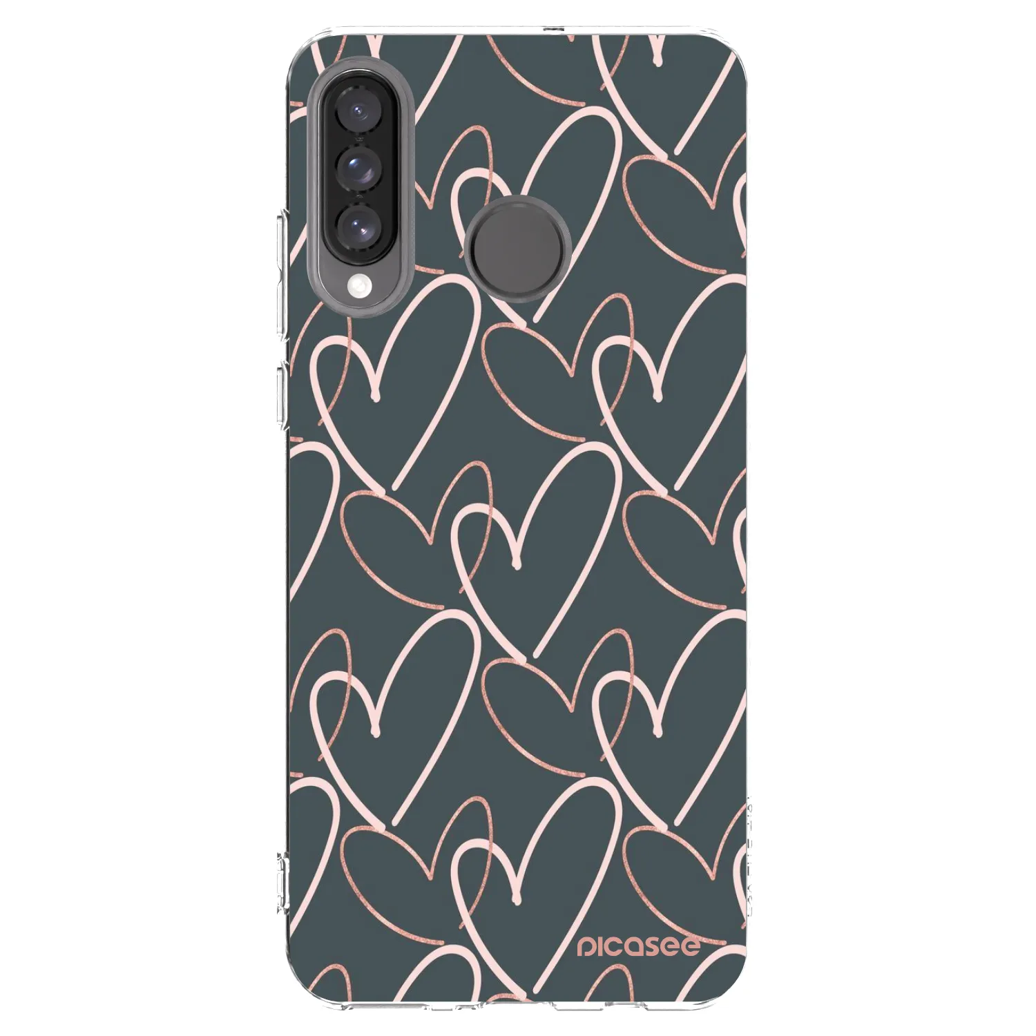 Picasee silikonski prozorni ovitek za Huawei P30 Lite - Lots of love