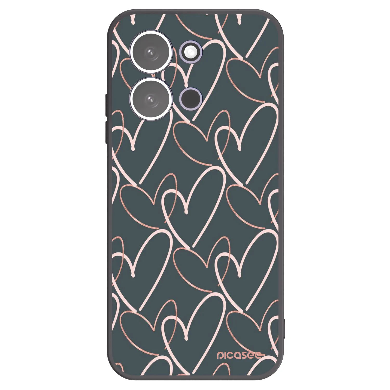 Picasee silikonski črni ovitek za Xiaomi Redmi 15C 5G - Lots of love