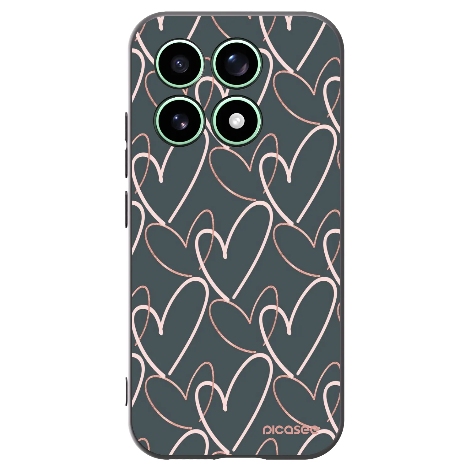 Picasee silikonski črni ovitek za Xiaomi 17 - Lots of love