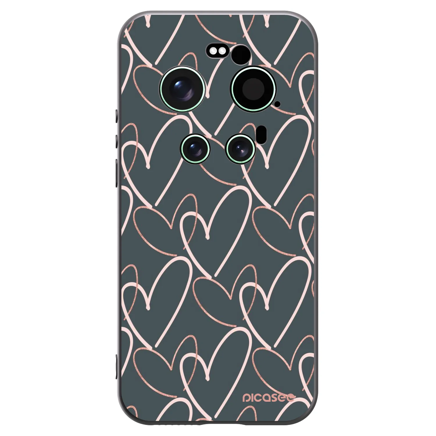 Picasee silikonski črni ovitek za Xiaomi 17 Ultra - Lots of love