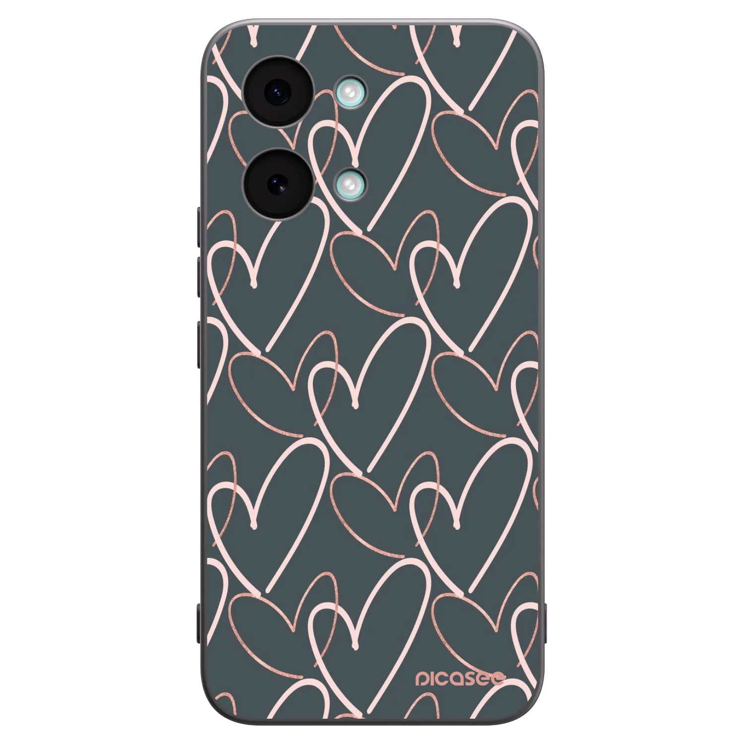 Picasee silikonski črni ovitek za Xiaomi Poco X8 Pro Max - Lots of love