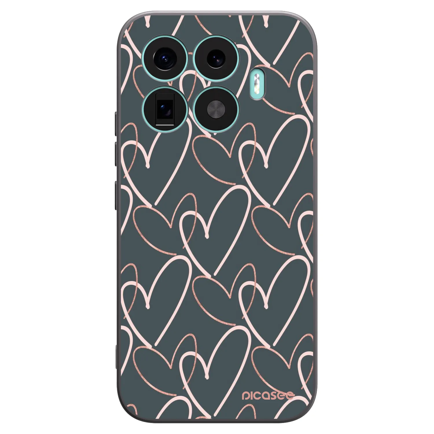 Picasee silikonski črni ovitek za Xiaomi 17T - Lots of love
