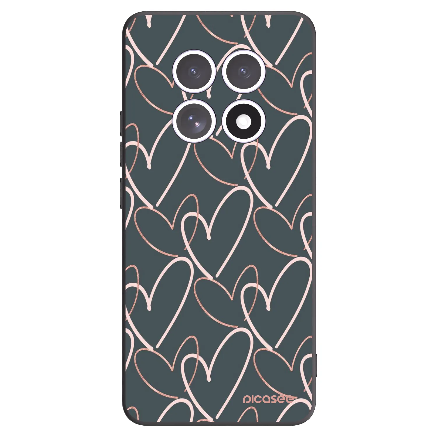 Picasee silikonski črni ovitek za Xiaomi Redmi Note 15 5G - Lots of love