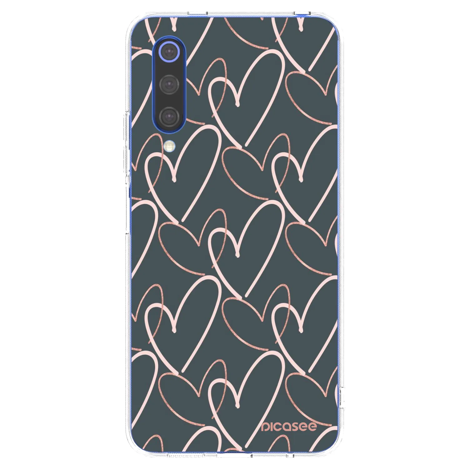 Picasee silikonski prozorni ovitek za Xiaomi Mi 9 SE - Lots of love