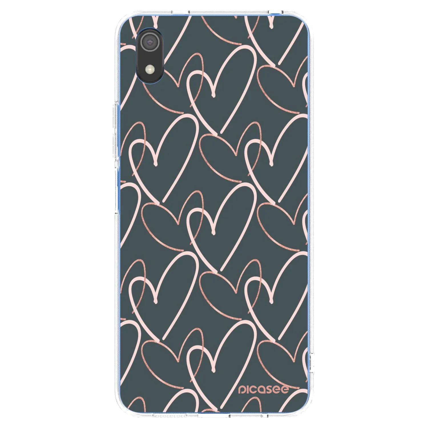 Picasee silikonski prozorni ovitek za Xiaomi Redmi 7A - Lots of love