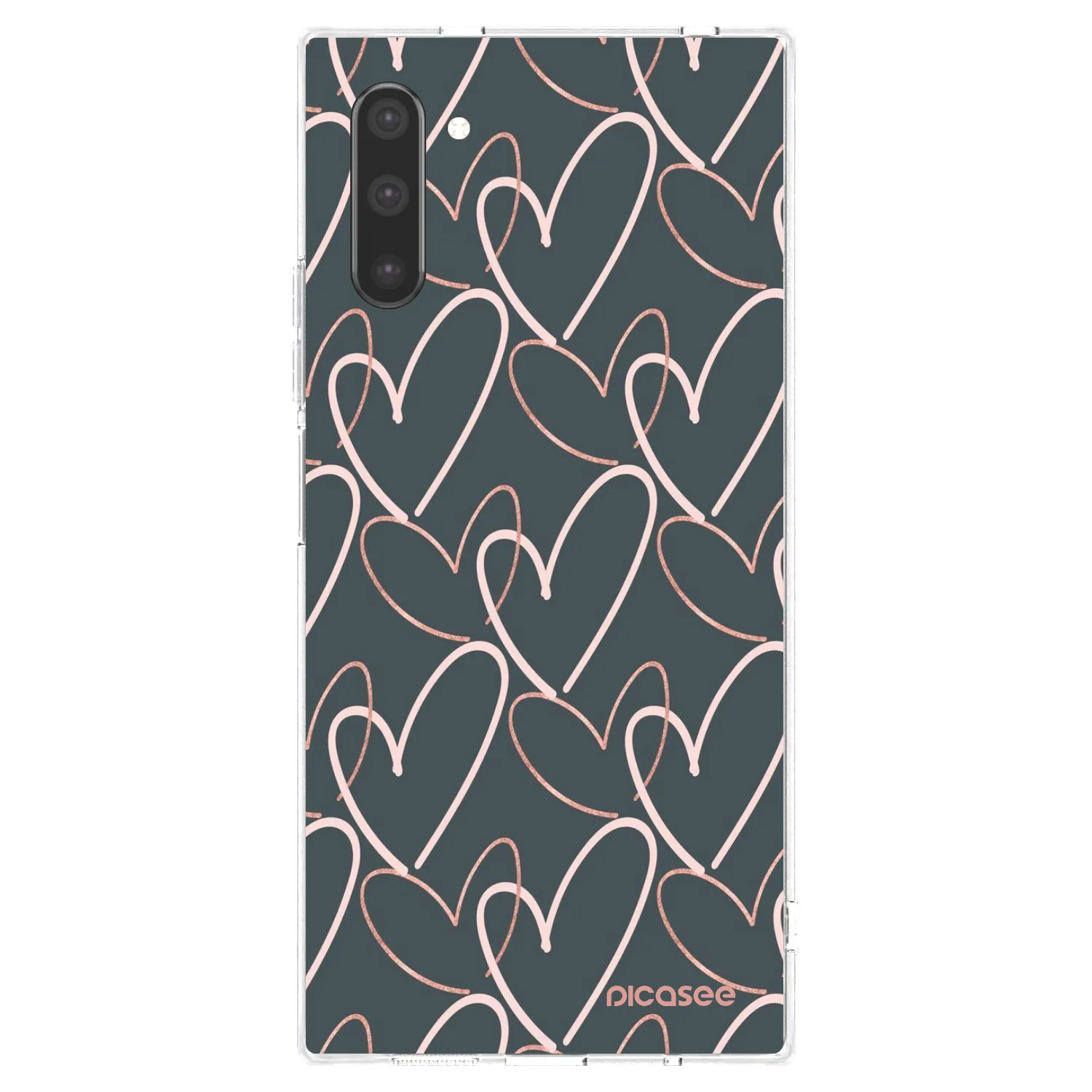 Picasee silikonski prozorni ovitek za Samsung Galaxy Note 10 N970F - Lots of love
