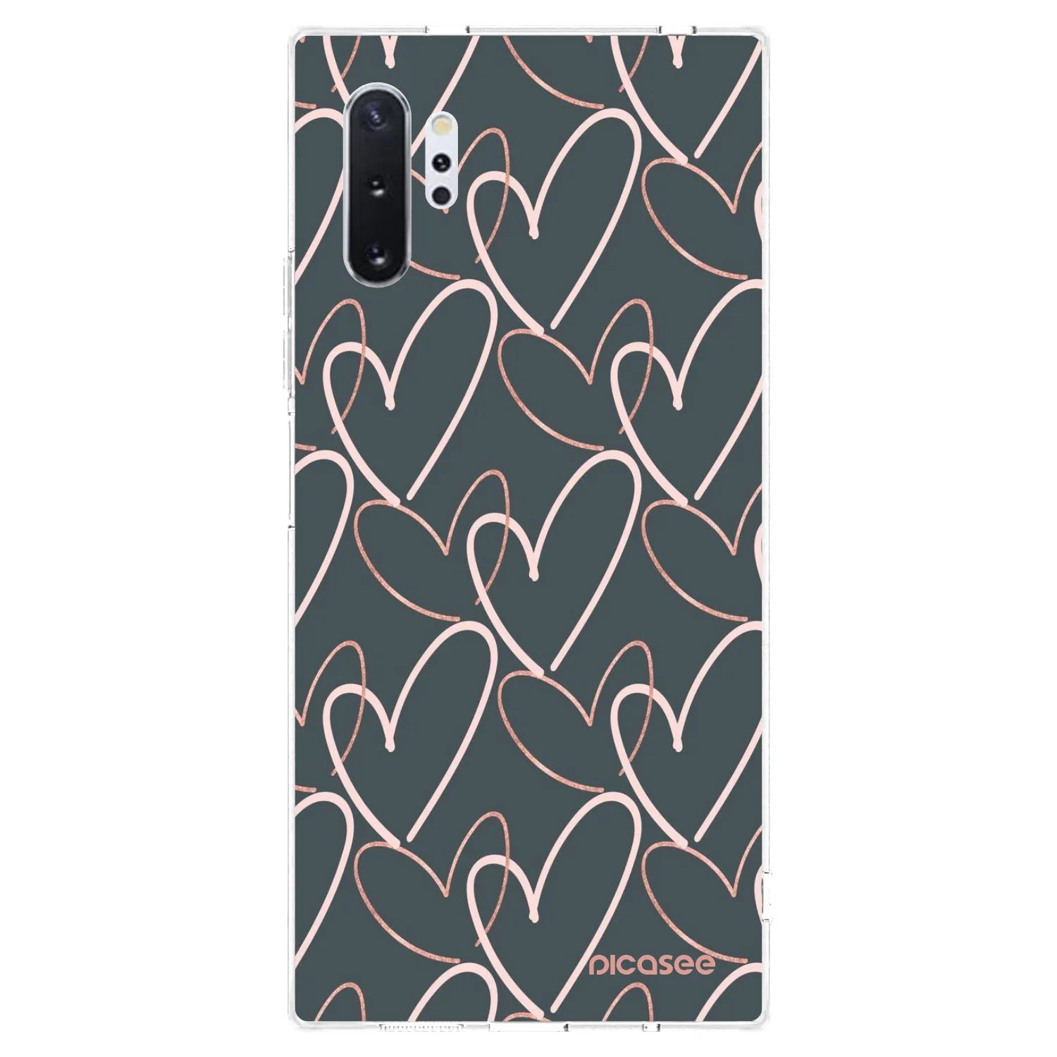Picasee silikonski prozorni ovitek za Samsung Galaxy Note 10+ N975F - Lots of love