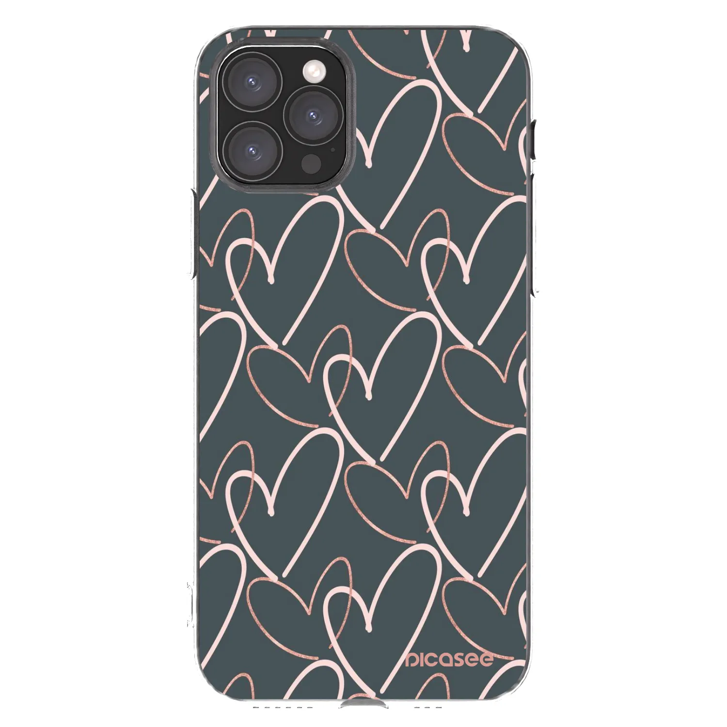 Picasee silikonski prozorni ovitek za Apple iPhone 11 Pro - Lots of love