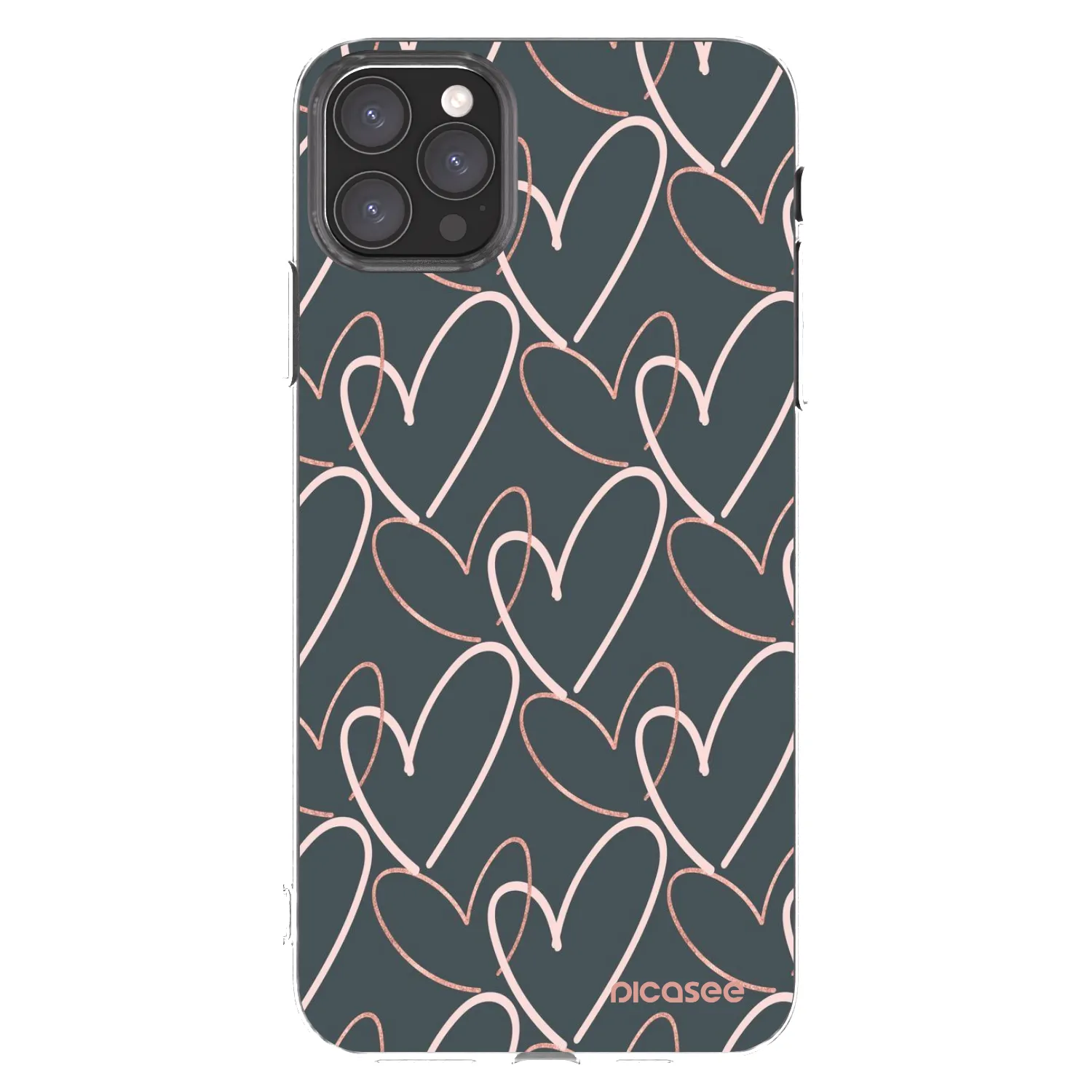 Picasee silikonski prozorni ovitek za Apple iPhone 11 Pro Max - Lots of love