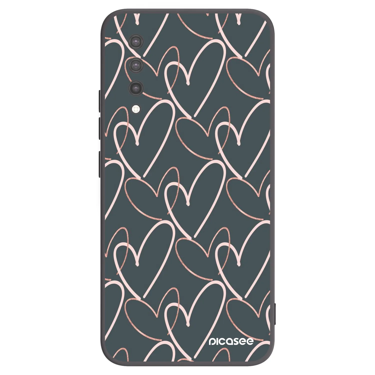 Picasee silikonski črni ovitek za Xiaomi Mi 9 Lite - Lots of love