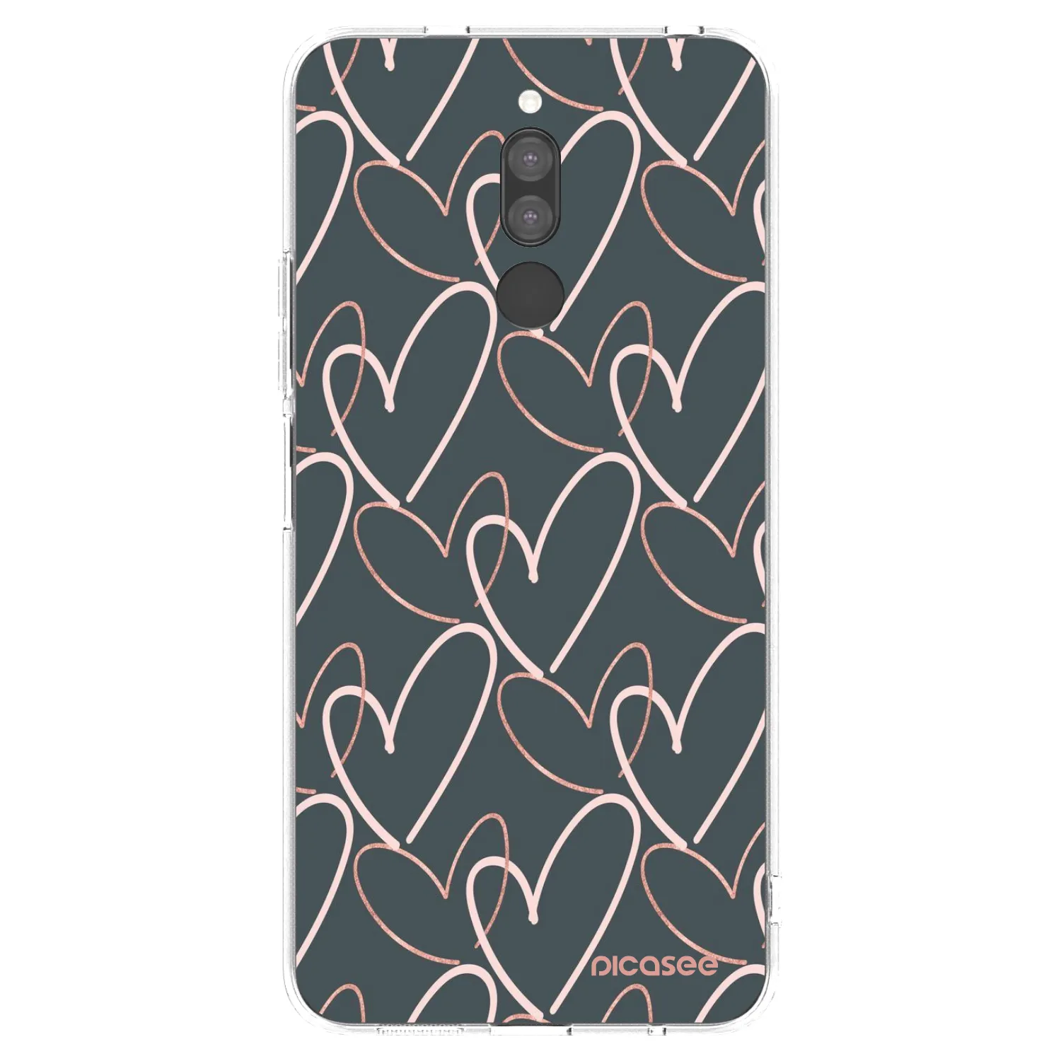 Picasee silikonski prozorni ovitek za Xiaomi Redmi 8 - Lots of love