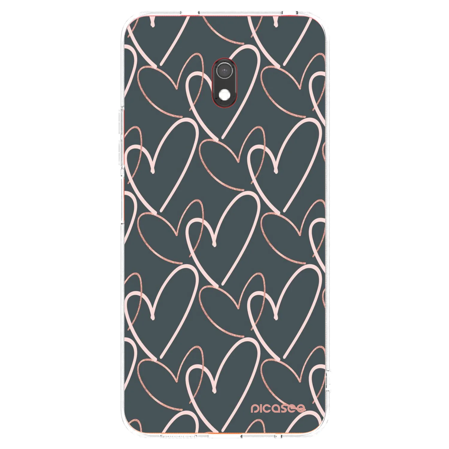 Picasee silikonski prozorni ovitek za Xiaomi Redmi 8A - Lots of love