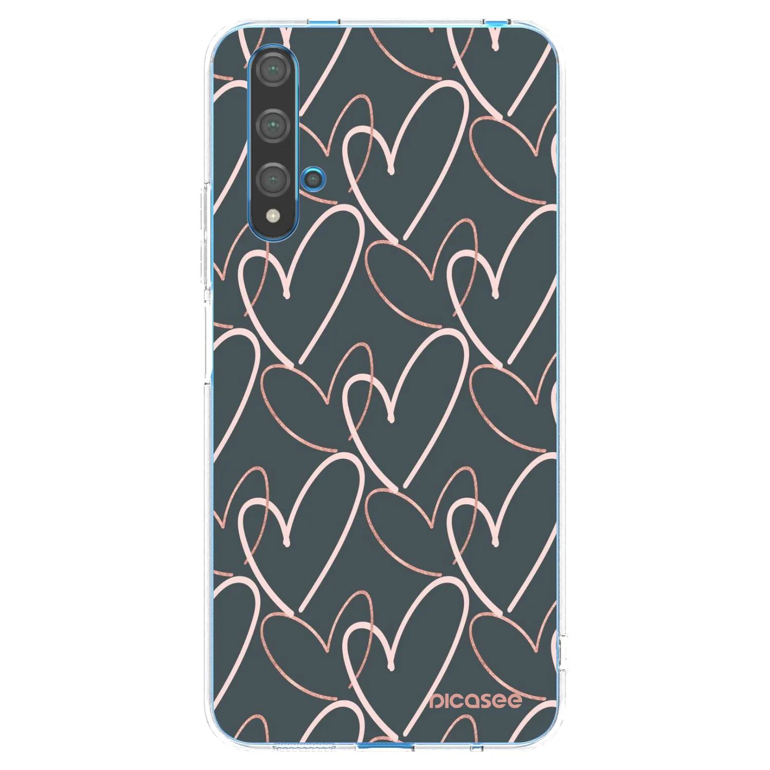 Picasee silikonski prozorni ovitek za Huawei Nova 5T - Lots of love