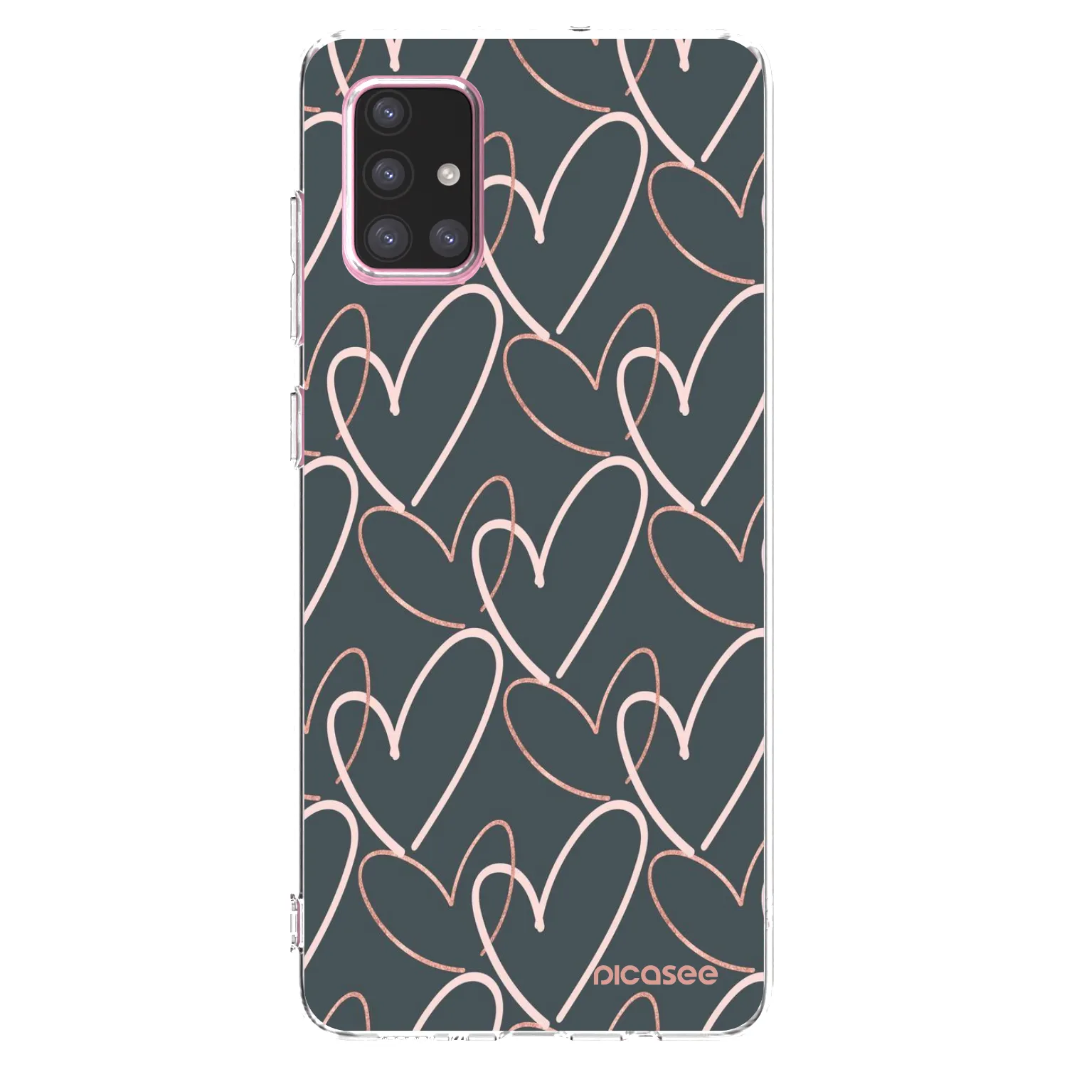 Picasee silikonski prozorni ovitek za Samsung Galaxy A71 A715F - Lots of love