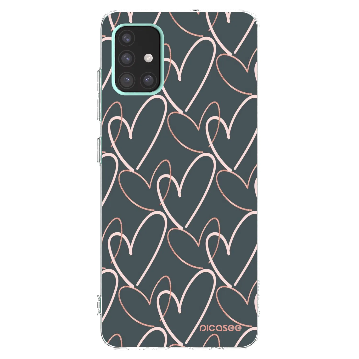 Picasee silikonski prozorni ovitek za Samsung Galaxy A51 A515F - Lots of love