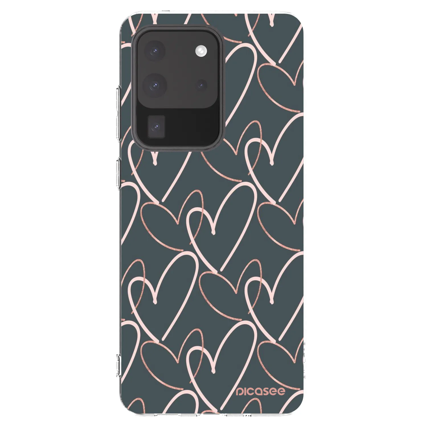 Picasee silikonski prozorni ovitek za Samsung Galaxy S20 Ultra 5G G988F - Lots of love