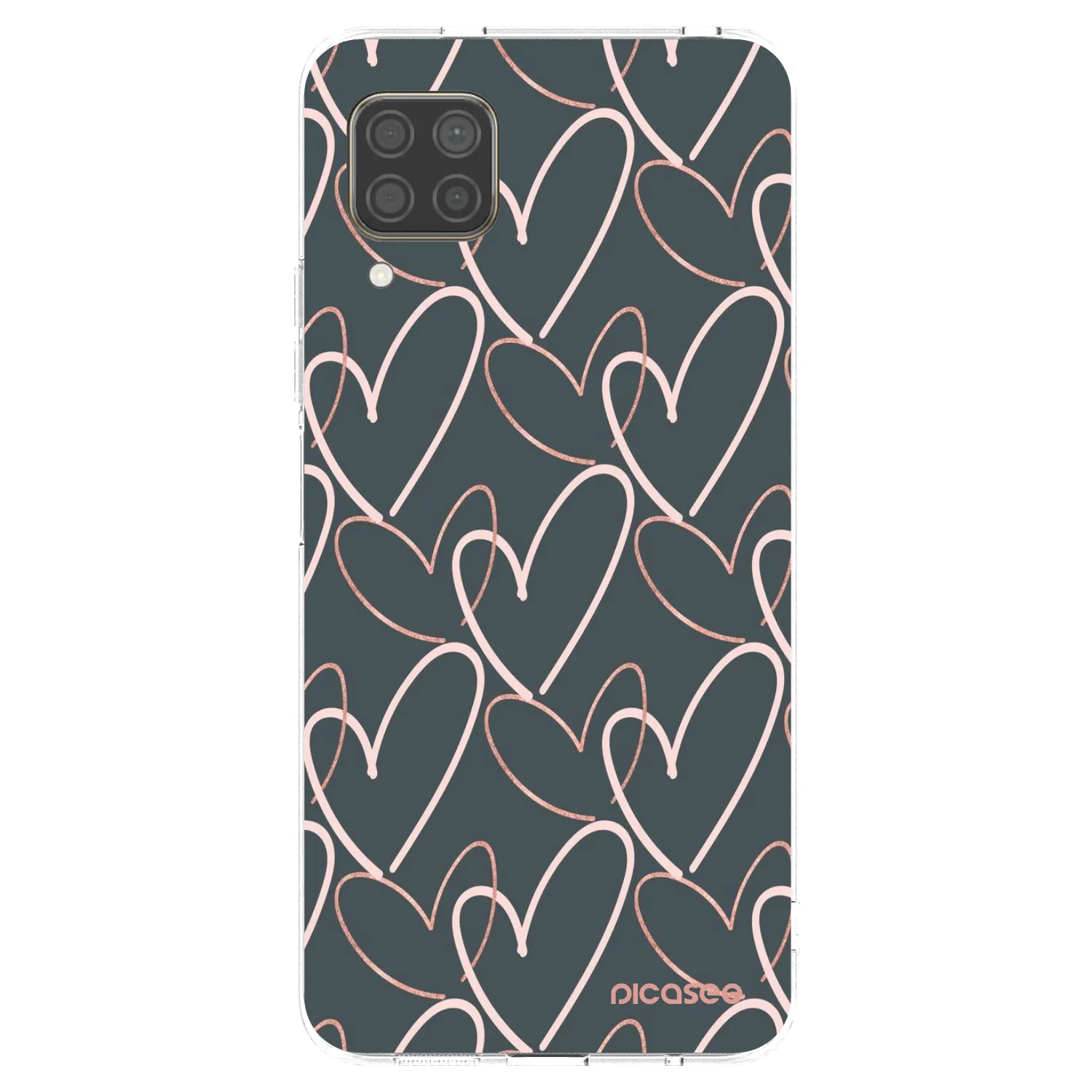 Picasee silikonski prozorni ovitek za Huawei P40 Lite - Lots of love