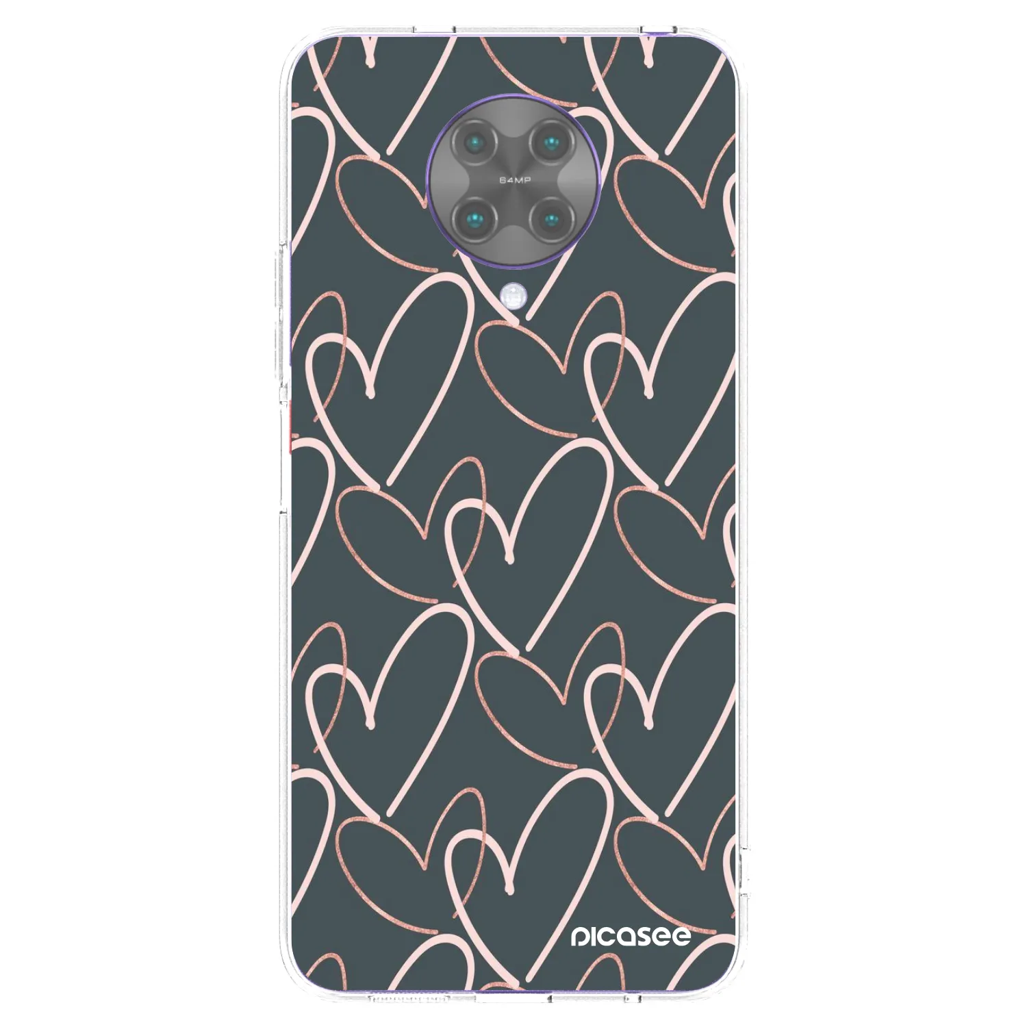 Picasee silikonski prozorni ovitek za Xiaomi Poco F2 Pro - Lots of love