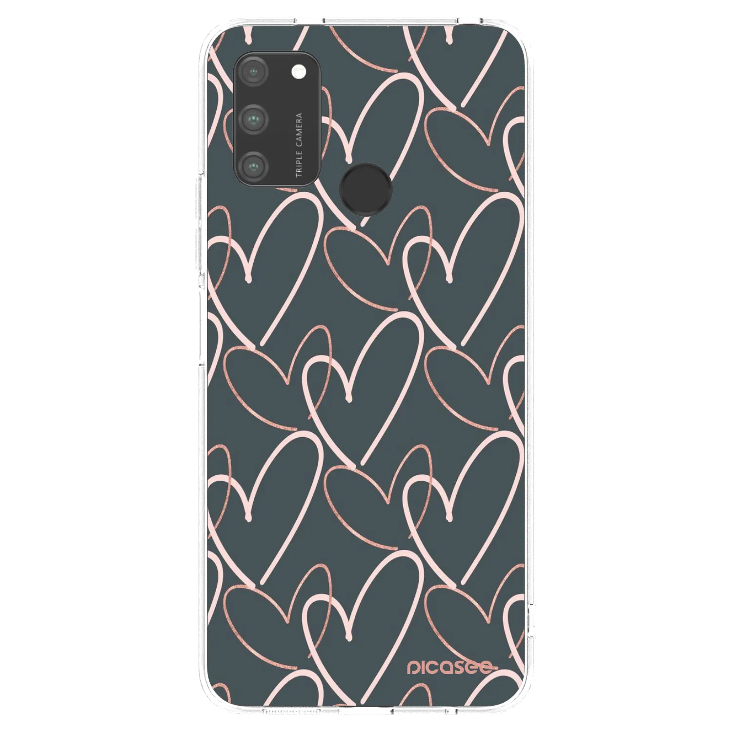 Picasee silikonski prozorni ovitek za Honor 9A - Lots of love