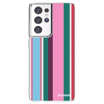 Picasee silikonski prozorni ovitek za Samsung Galaxy S21 Ultra 5G G998B - Cabana club