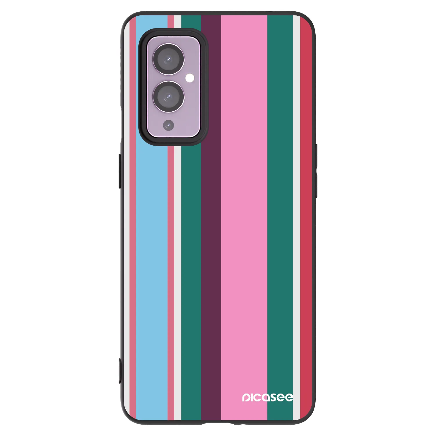 Picasee silikonski črni ovitek za OnePlus 9 - Cabana club