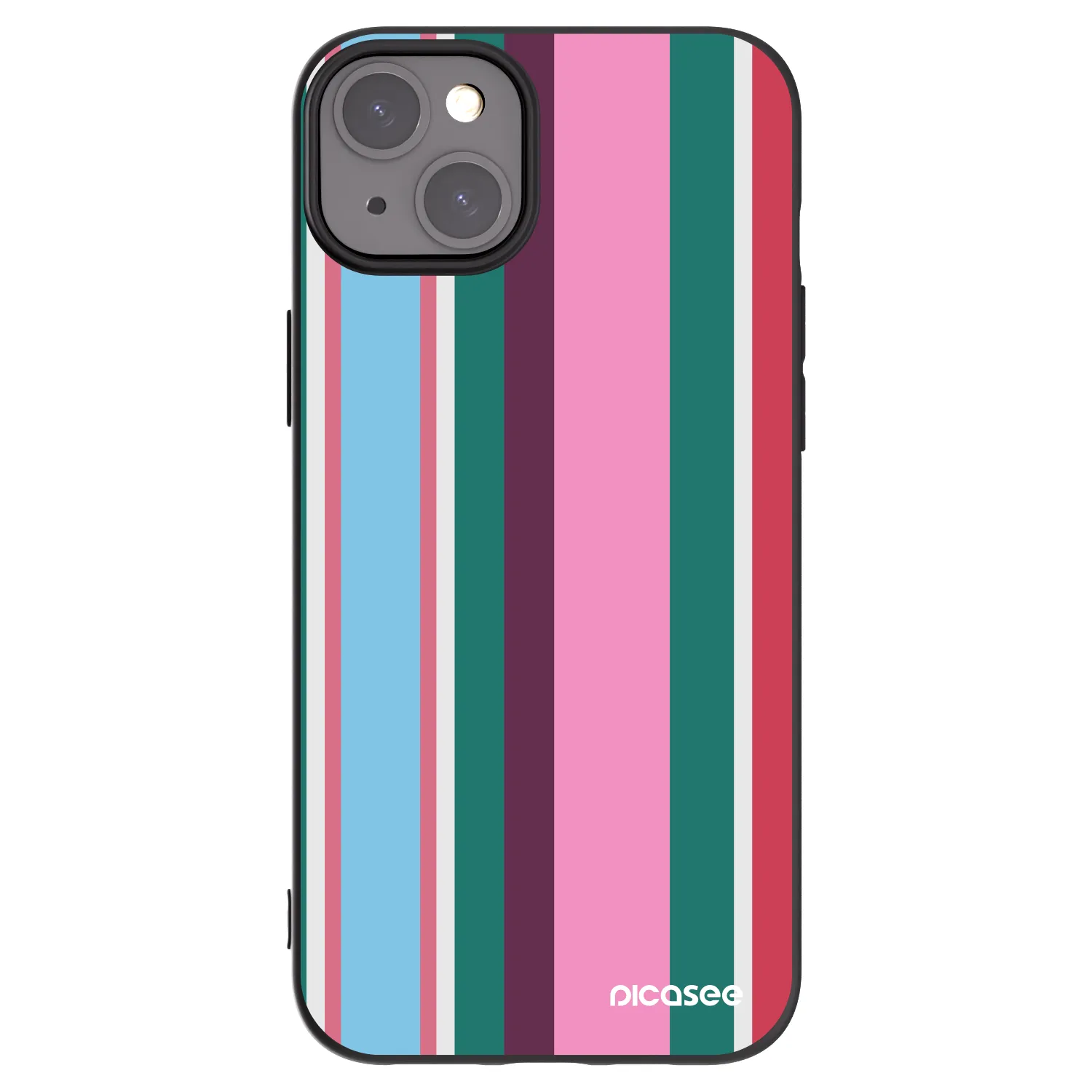 Picasee silikonski črni ovitek za Apple iPhone 15 Plus - Cabana club