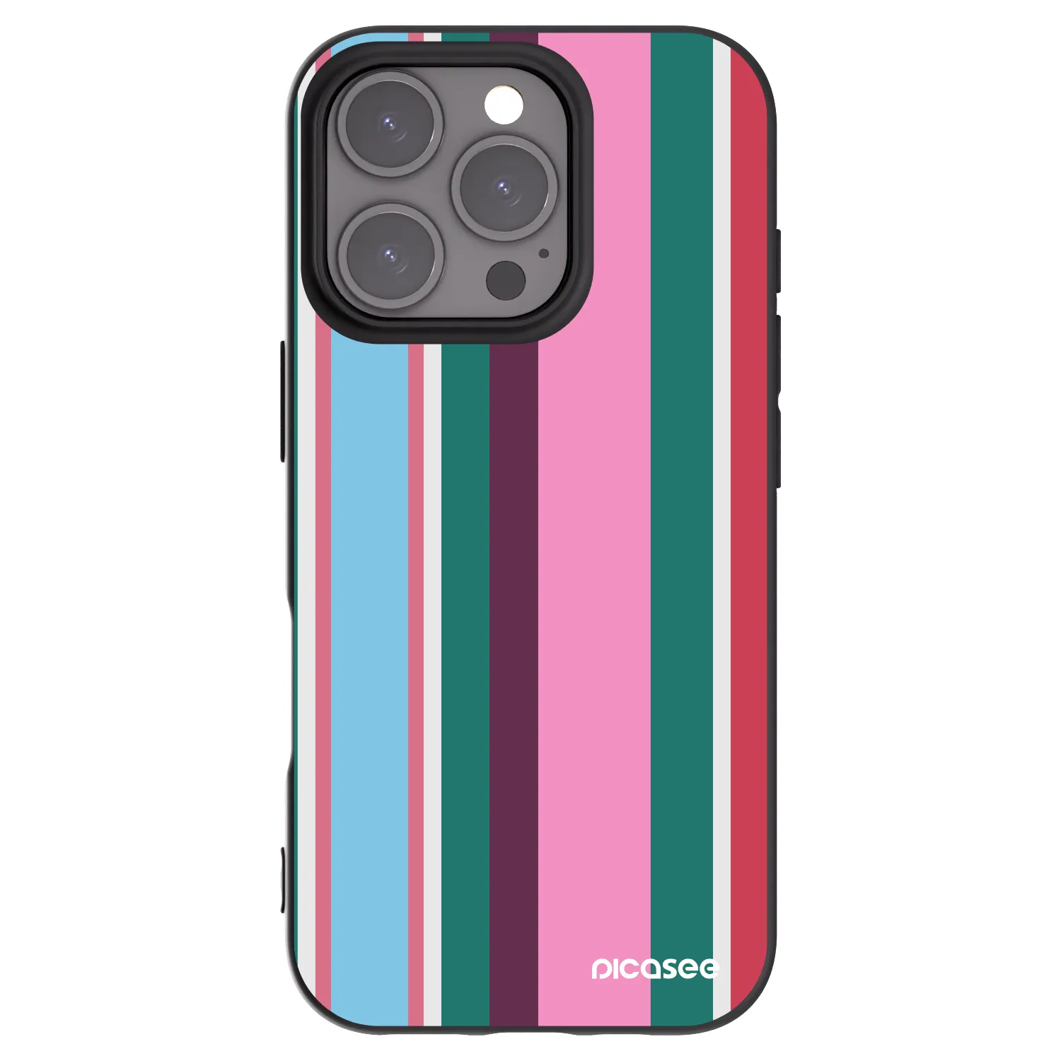Picasee silikonski črni ovitek za Apple iPhone 16 Pro - Cabana club