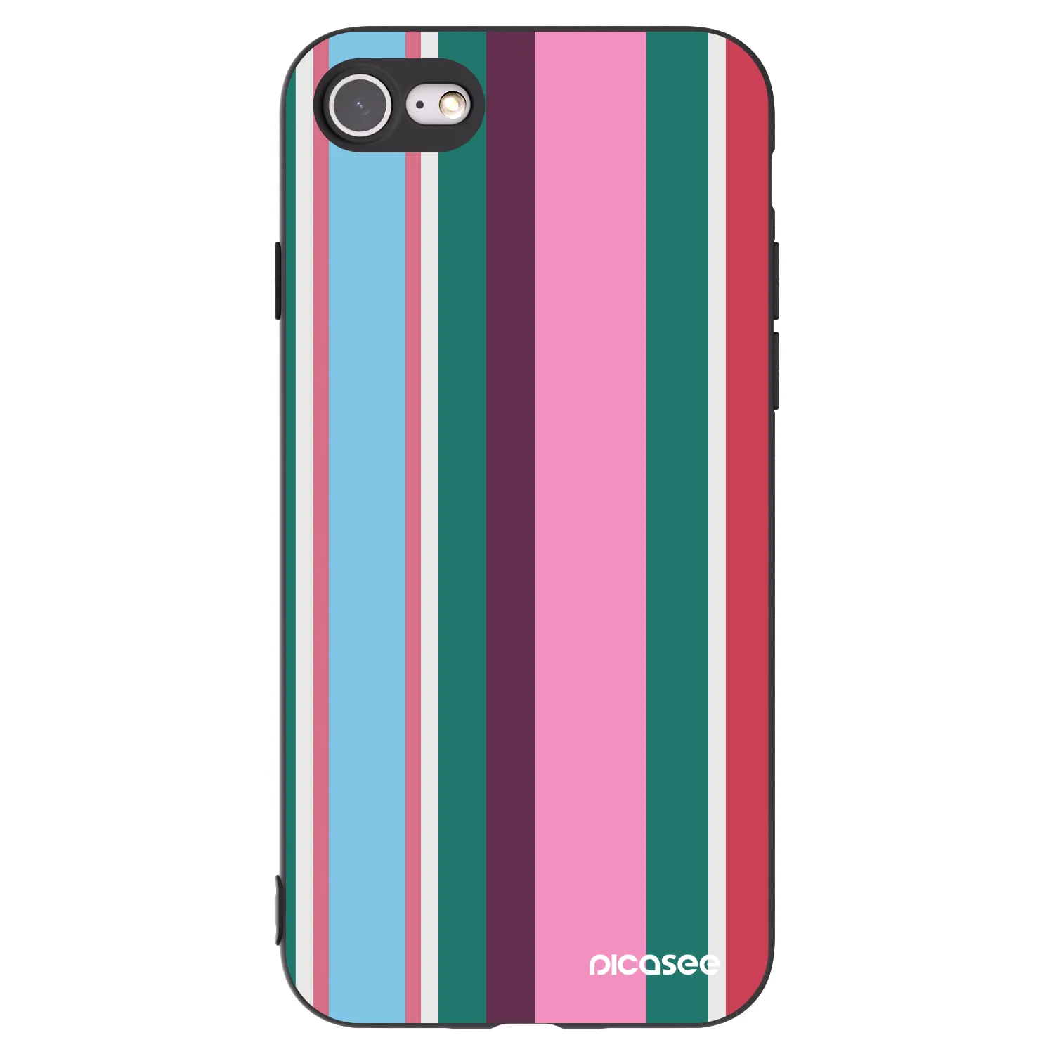 Picasee silikonski črni ovitek za Apple iPhone 8 - Cabana club