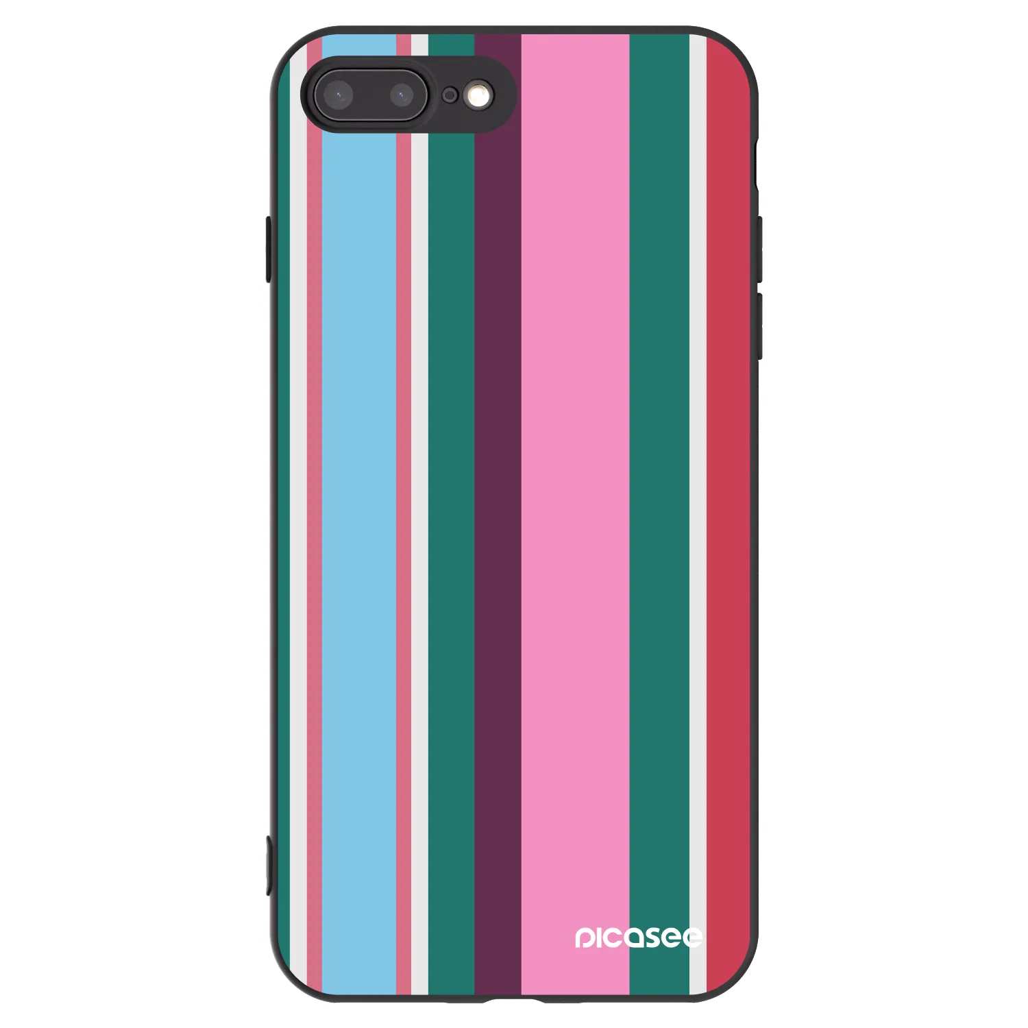 Picasee silikonski črni ovitek za Apple iPhone 7 Plus - Cabana club