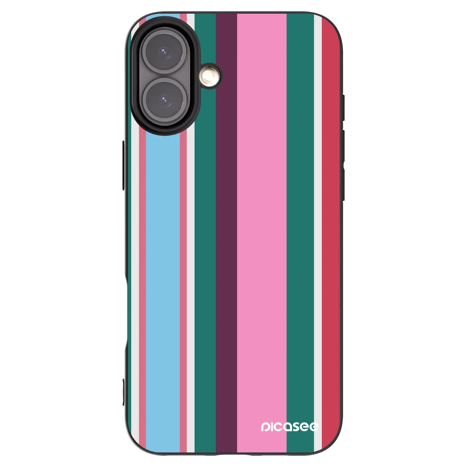Picasee silikonski črni ovitek za Apple iPhone 16 Plus - Cabana club