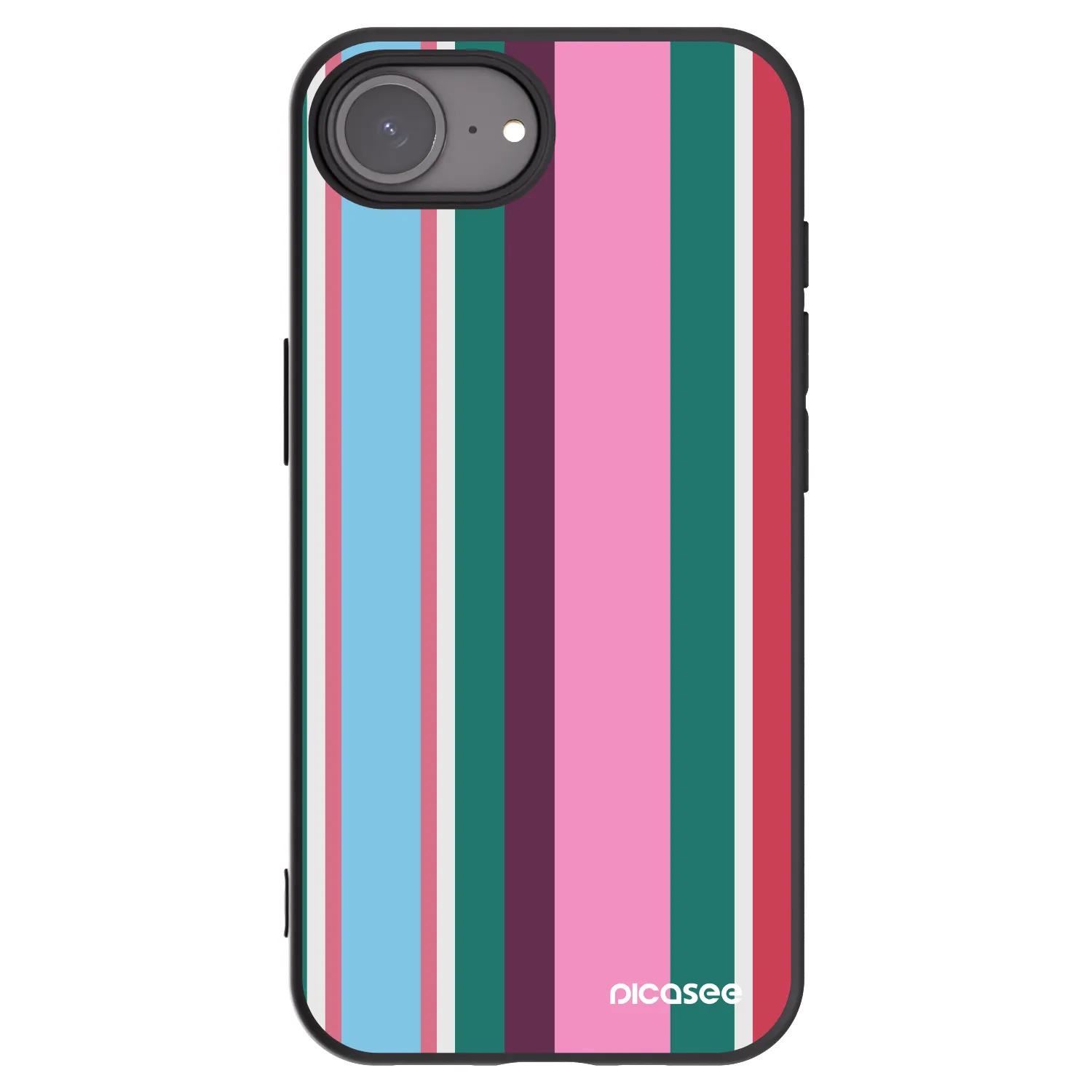 Picasee silikonski črni ovitek za Apple iPhone 17e - Cabana club