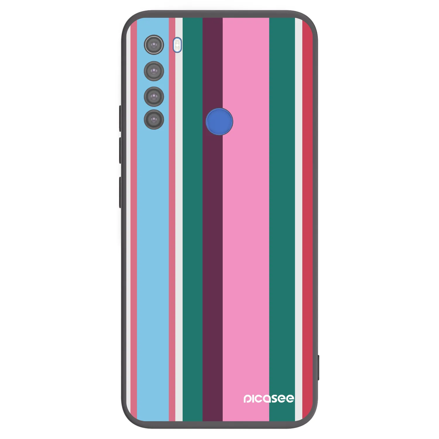 Picasee silikonski črni ovitek za Xiaomi Redmi Note 8T - Cabana club