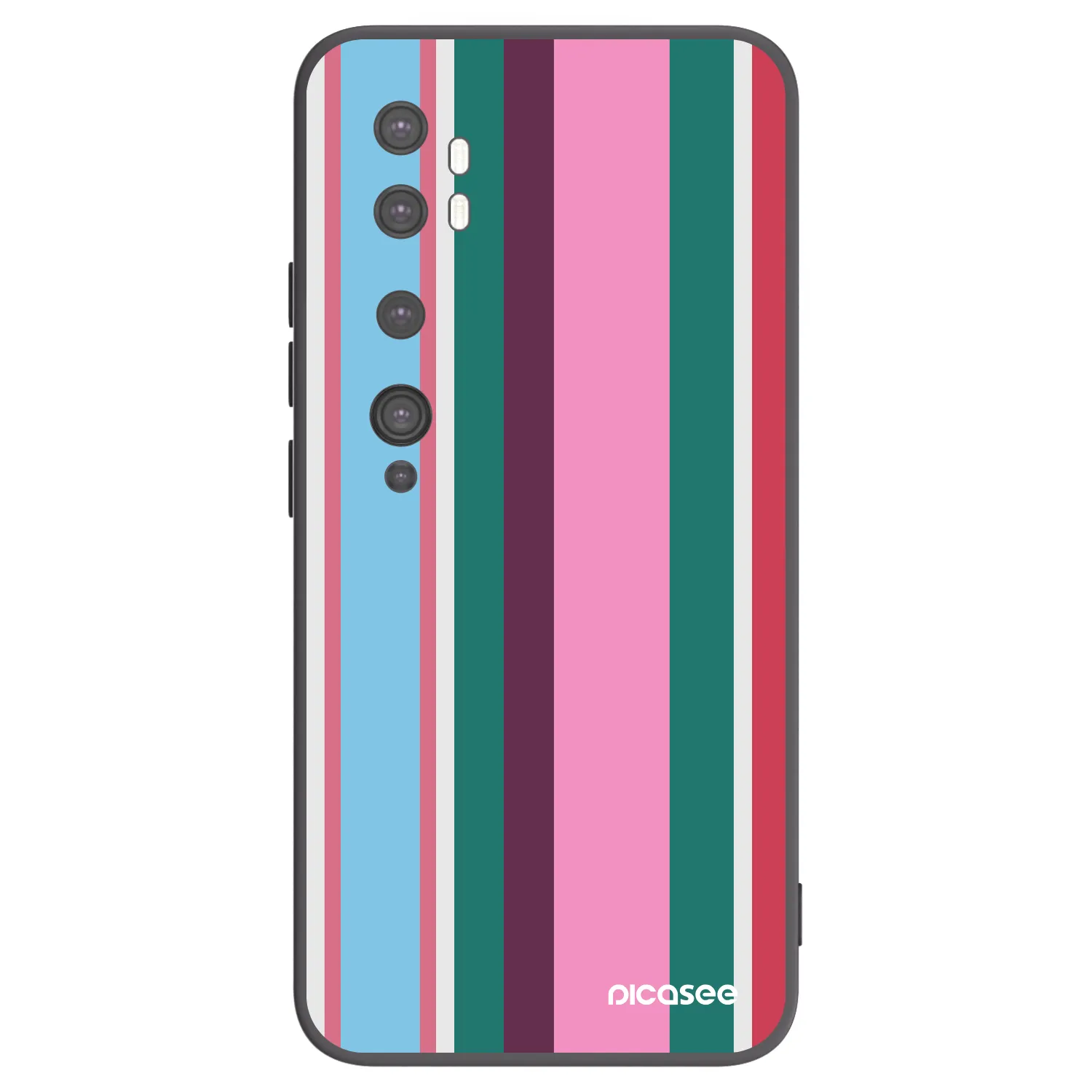 Picasee silikonski črni ovitek za Xiaomi Mi Note 10 (Pro) - Cabana club