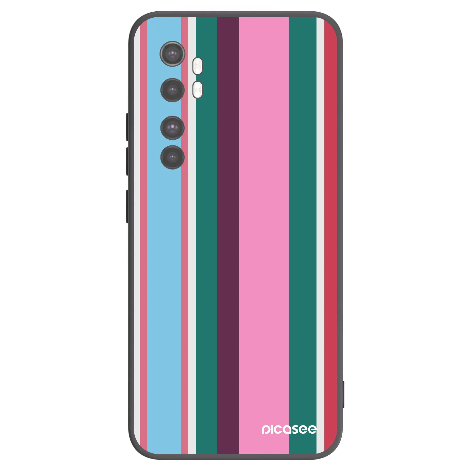 Picasee silikonski črni ovitek za Xiaomi Mi Note 10 Lite - Cabana club