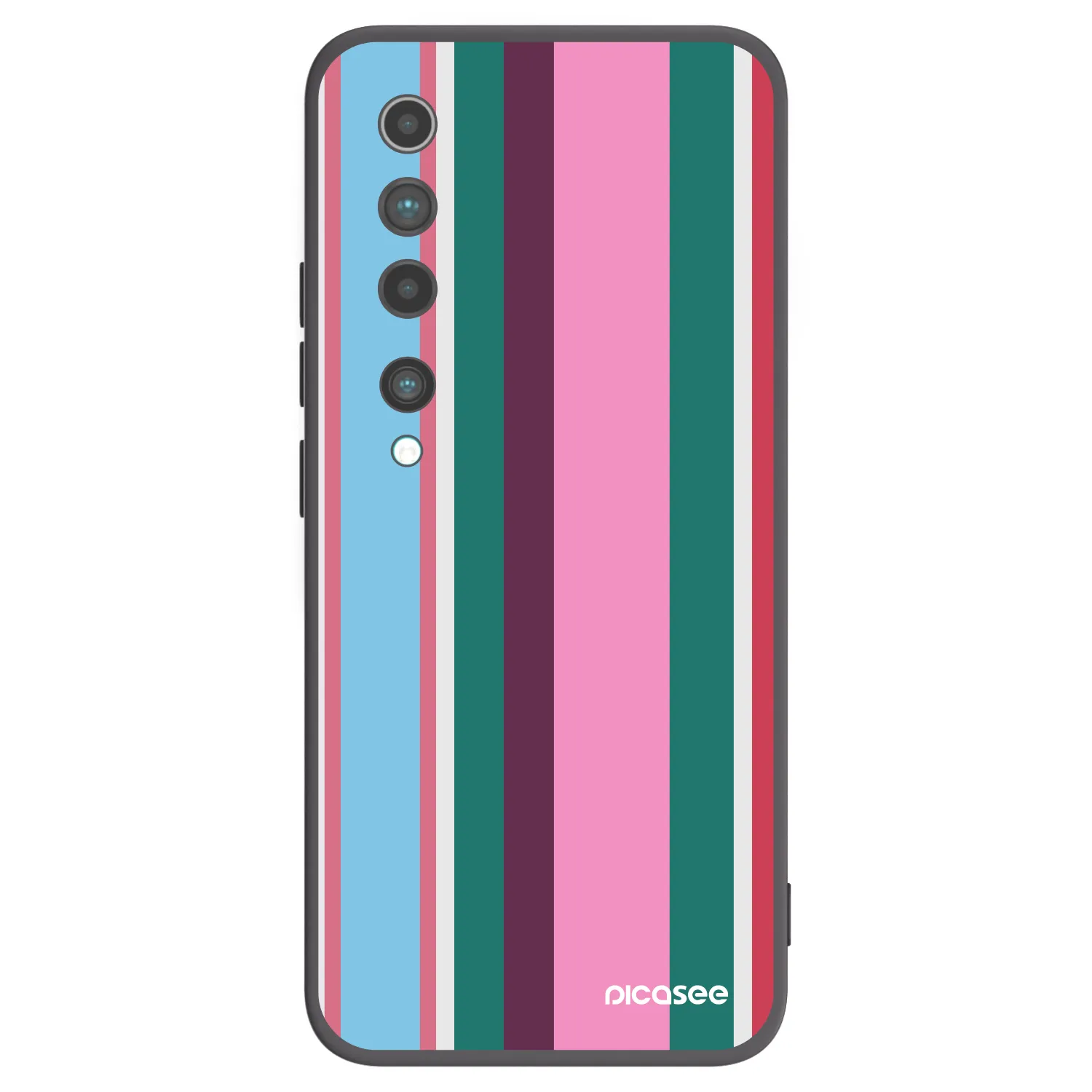 Picasee silikonski črni ovitek za Xiaomi Mi 10 - Cabana club
