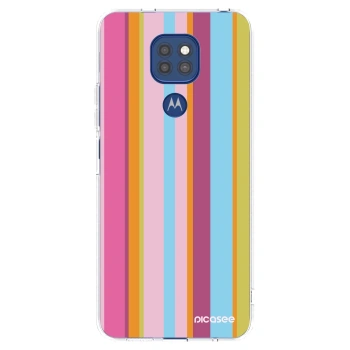 Picasee silikonski prozorni ovitek za Motorola Moto G9 Play - Golden hour