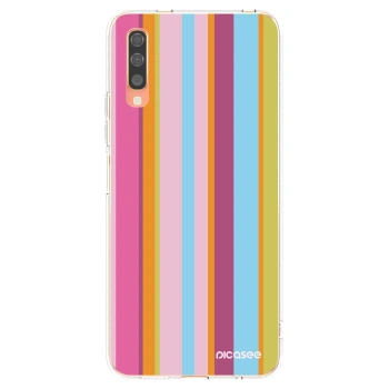 Picasee silikonski prozorni ovitek za Samsung Galaxy A70 A705F - Golden hour