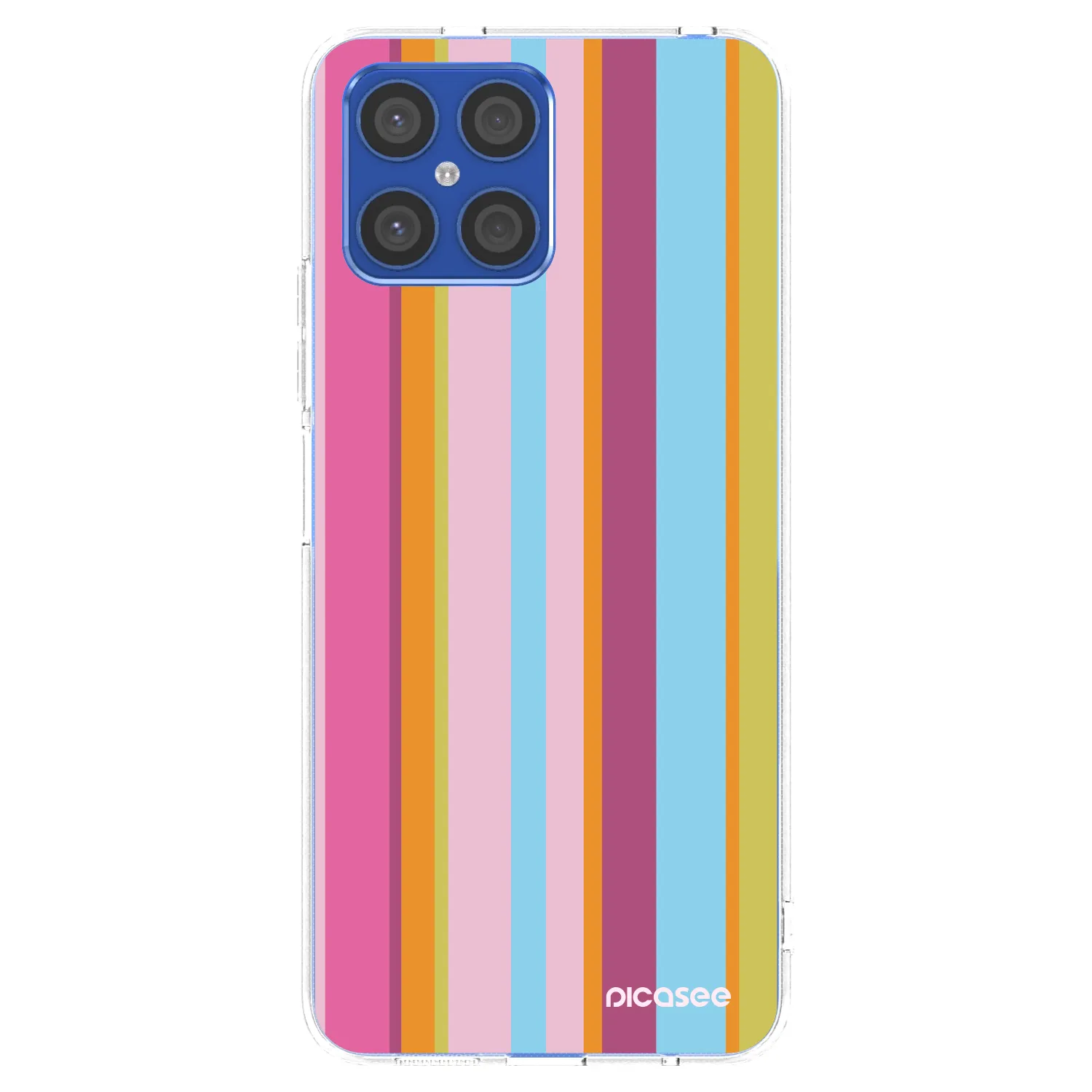 Picasee silikonski prozorni ovitek za Honor X8 4G - Golden hour