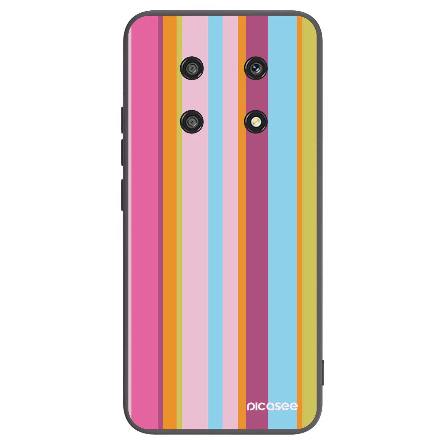 Picasee silikonski črni ovitek za Honor Magic4 Lite 5G - Golden hour