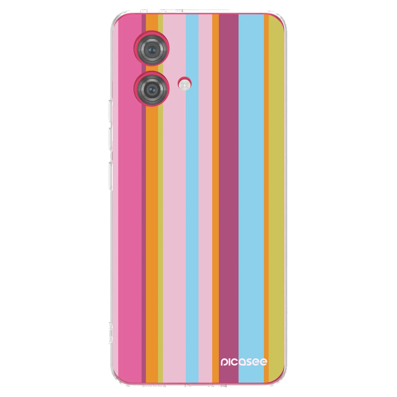 Picasee silikonski prozorni ovitek za Motorola Moto G84 5G - Golden hour