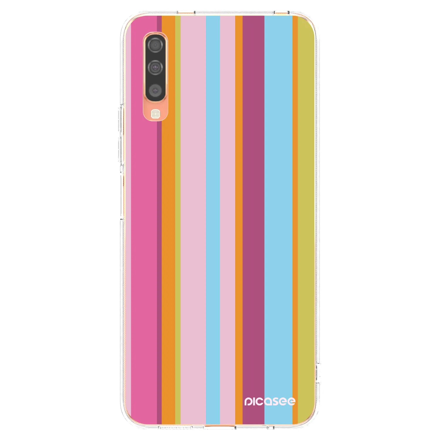Picasee silikonski prozorni ovitek za Samsung Galaxy A70 A705F - Golden hour