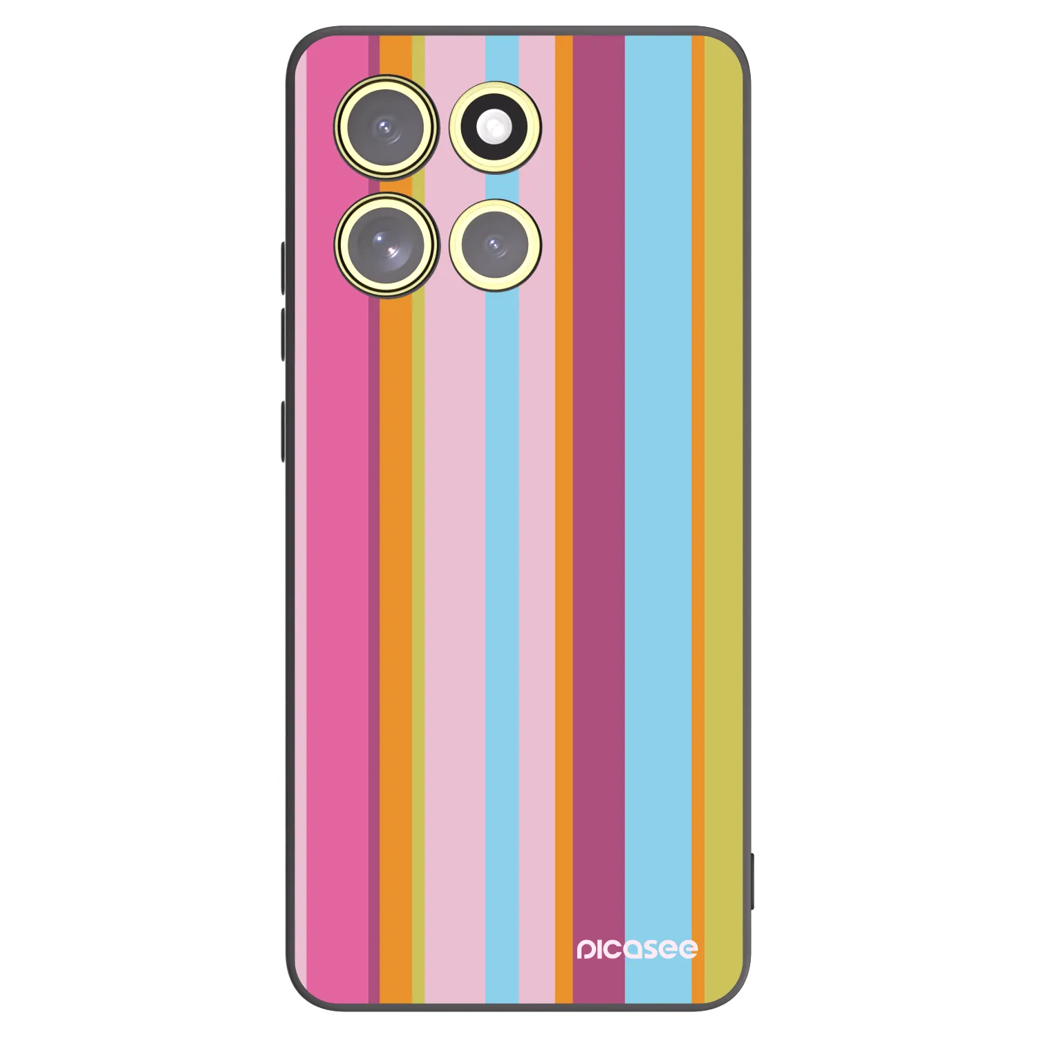 Picasee silikonski črni ovitek za Motorola Moto G86 Power 5G - Golden hour