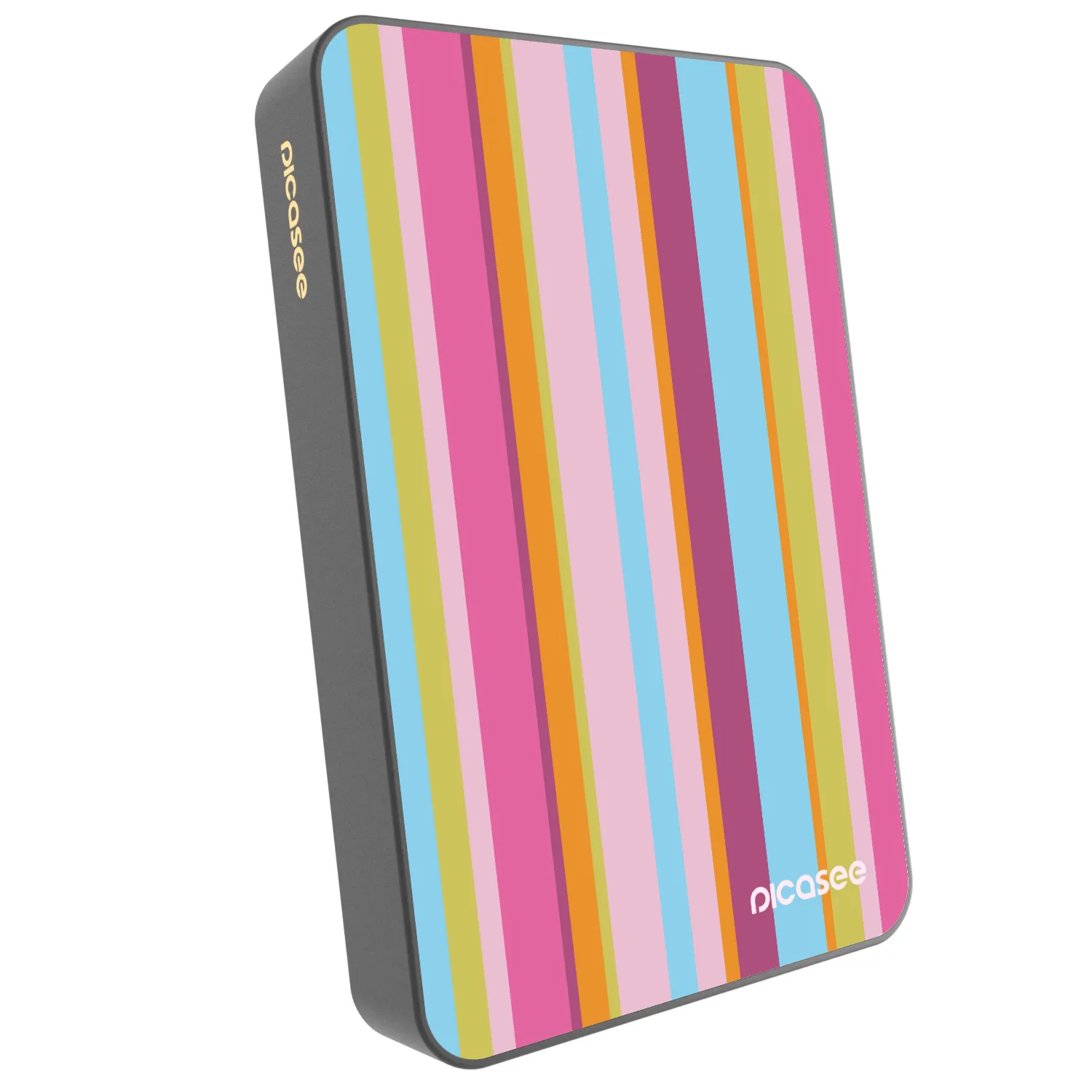 Picasee Prenosna baterija z MagSafe 10 000 mAh Siva - Golden hour