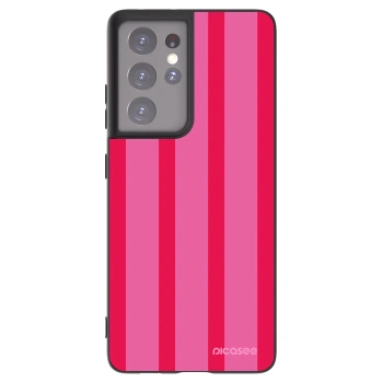 Picasee silikonski črni ovitek za Samsung Galaxy S21 Ultra 5G G998B - Hot tropic